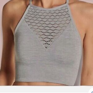Betsy Johnson Crochet Racerback Sports Bra